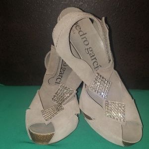 Pedro Garcia Suede Heels